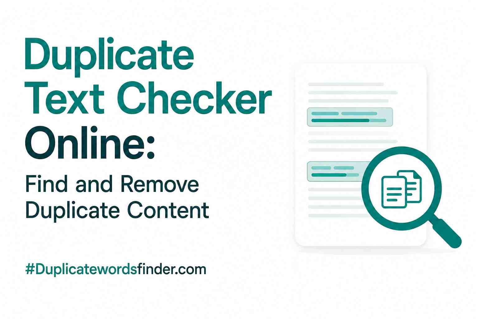 Duplicate Text Checker Online: Find and Remove Duplicate Content Instantly